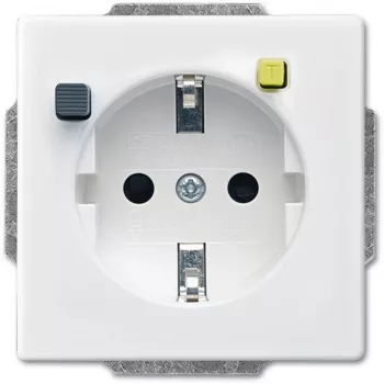 Presa Busch-Jaeger 3120 EUCB-84 CEE 7/3 2P+E 230 V 16 A bianco IP20