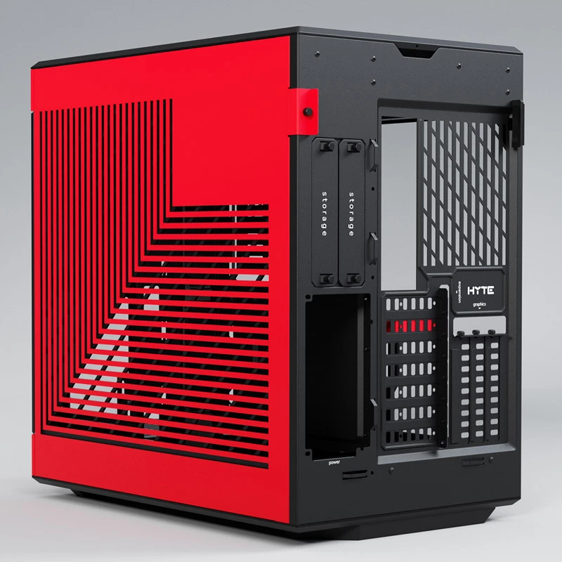 HYTE Y60 mid tower nero, rosso