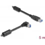 Cavo USB DeLOCK connettore maschio Type-A su connettore maschio Type-B 90° angolare 5 m