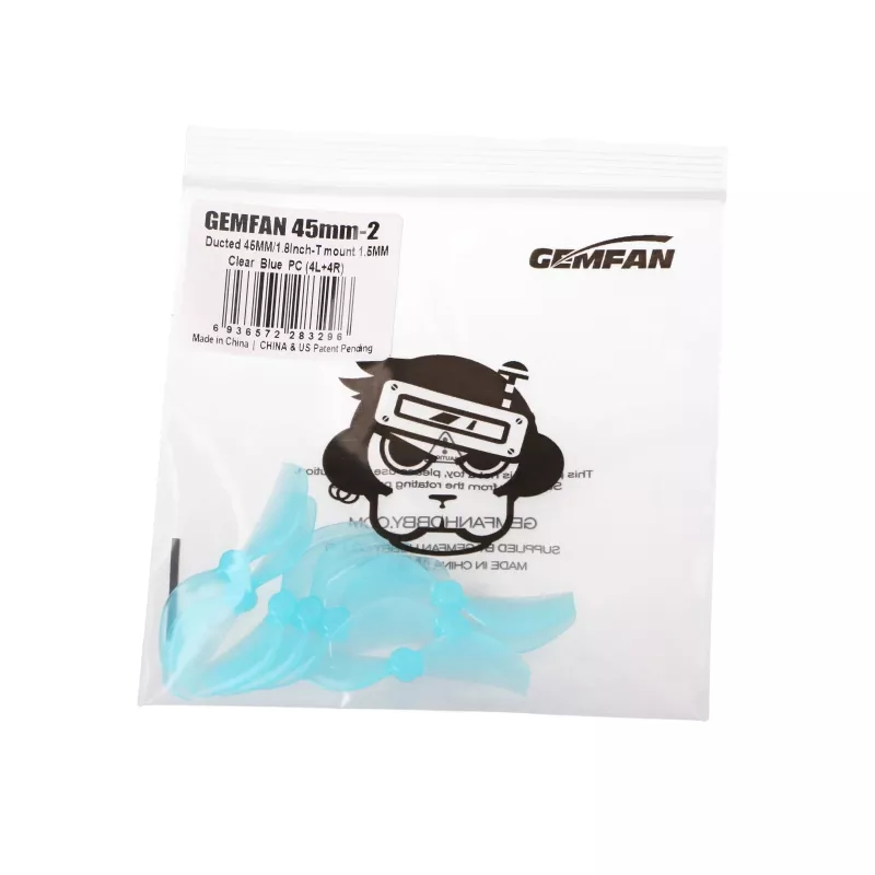 Eliche 45mm bipala per microdrone, BETAFPV RD45MM2BL, confezione da 8