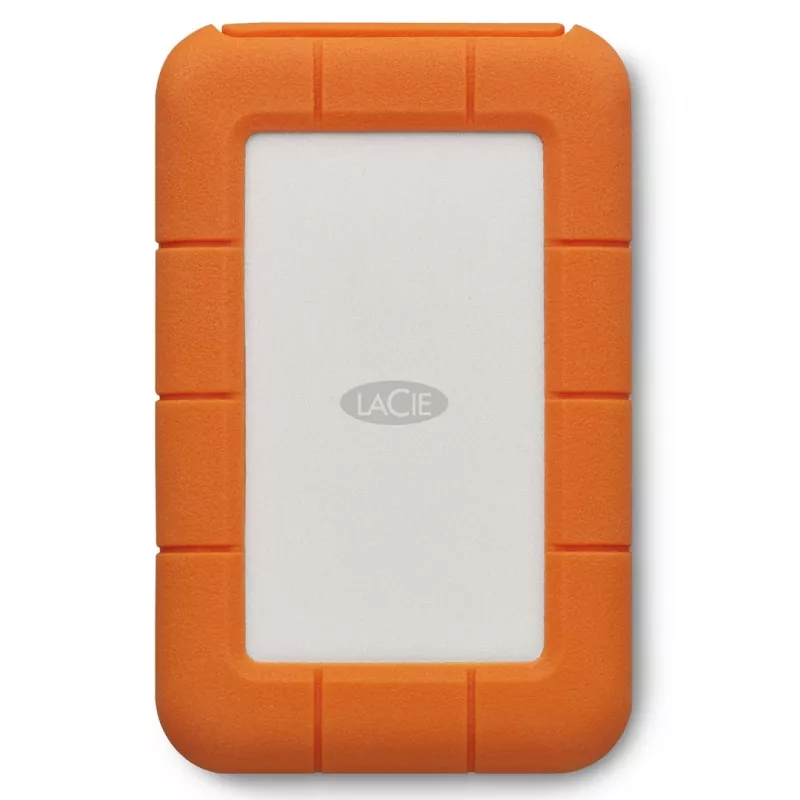 LaCie Rugged USB-C disco rigido esterno 5 TB USB Type-C 3.2 Gen 1 (3.1 Gen 1) grigio giallo