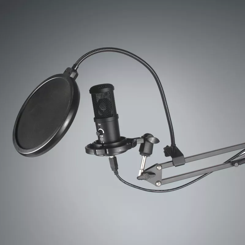 Microfono da studio Easypix 62021 nero