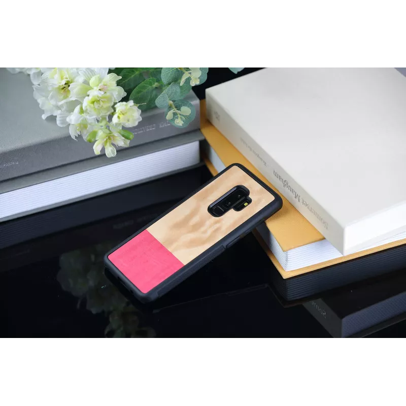 Custodia per smartphone man and wood Galaxy S9 Plus miss match nero — custodia protettiva per Samsung Galaxy S9+
