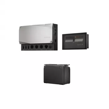 EcoFlow ZMM100-COMBO2-EU Power Prepared Kit, set di cavi/adattatori, 5 pz., montaggio a parete, nero/grigio