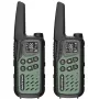 Ricetrasmettitore portatile Baofeng BF-T25E — 16 canali, 2×1400 mAh Li‑Ion, VOX, LCD, verde, set da 2