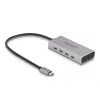 Hub USB DELOCK 10 Gbps Type-C 4 porte PD 85W cavo 30 cm