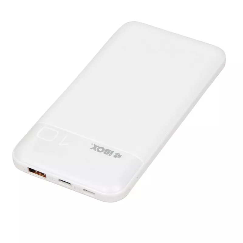 Powerbank portatile IBOX IPB10 10000 mAh, Li-Ion, Quick Charge 3.0, uscite USB-C e USB-A, 20W PD