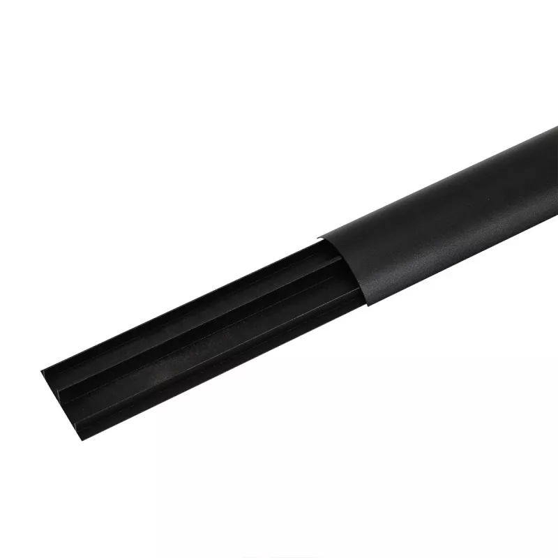 Canalina copricavi in alluminio MACLEAN MC-814 B nera — copricavi