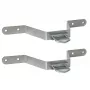 Supporto per palo Extralink K150 con staffa a U M8, acciaio inox, carico max 14 kg, confezione da 2