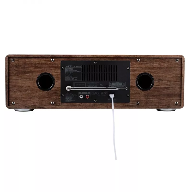 Micro sistema HiFi AKAI AM-100 RHAPSODY — mini sistema audio compatto con amplificatore integrato e riproduzione CD/USB