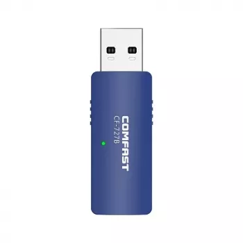 Adattatore USB Wi-Fi e Bluetooth Comfast CF-727B, dual band 2,4/5 GHz, fino a 1300 Mbit/s