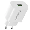 Caricatore per telefono 1x USB 18 W QC 3.0 bianco