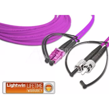 Lightwin LDP-50 LC-ST 2.0 OM4 cavo in fibra ottica 2 m viola (LDP-50 LC-ST 2.0 OM4)