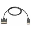 ASM AK-340301-030-S ASSMANN cavo DisplayPort 1.1a con blocco Type DP/DVI-D (24+1) M/M nero 3m