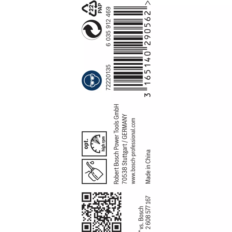 Punta per metallo Bosch HSS-G, Ø 3,2 mm, 10 pz.
