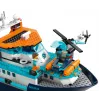 Giocattolo da costruzione LEGO City nave da spedizione artica 60368 — 815 pezzi, 7+ anni, include 4 minifigure