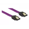 Cavo SATA DeLOCK 83691 0,5 m SATA 7 pin viola