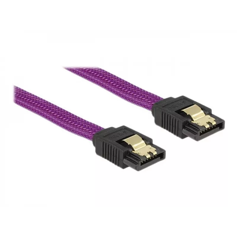 Cavo SATA DeLOCK 83691 0,5 m SATA 7 pin viola