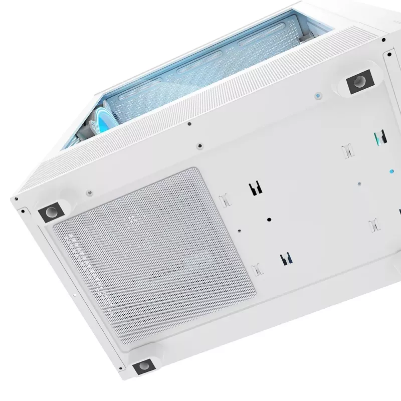 Case per PC MODECOM BREEZE ARGB Flow MIDI, ATX, USB 3.0 ×2 + USB-C, bianco
