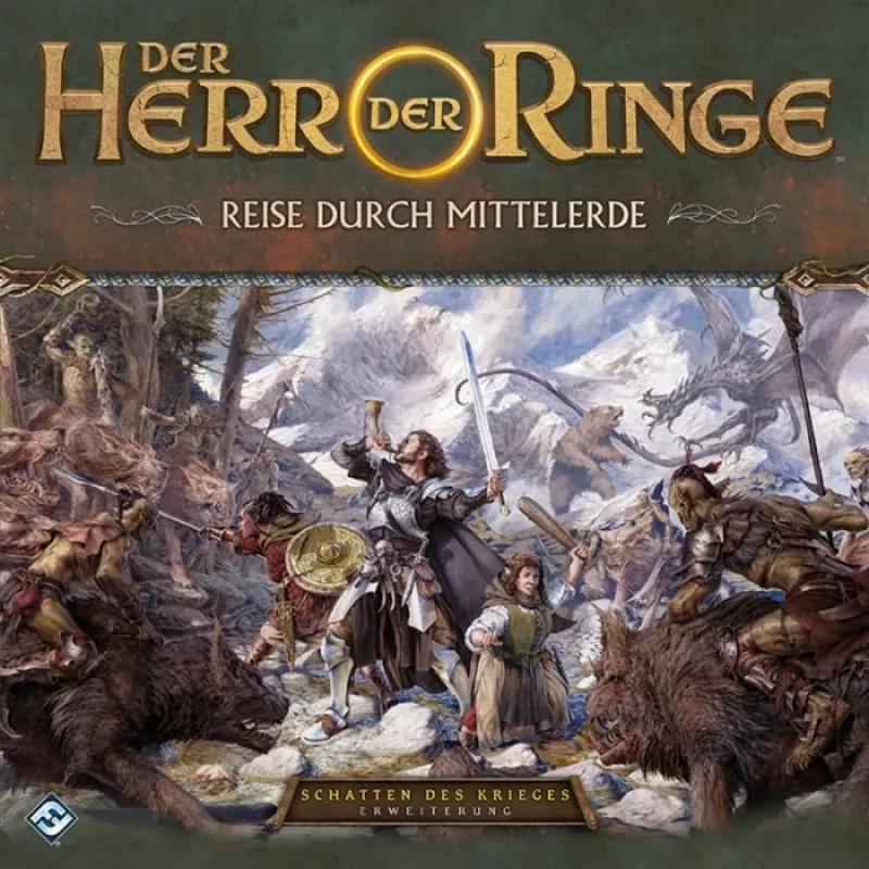 Asmodee Il Signore degli Anelli - Viaggio nella Terra di Mezzo: L'Ombra della Guerra, gioco da tavolo