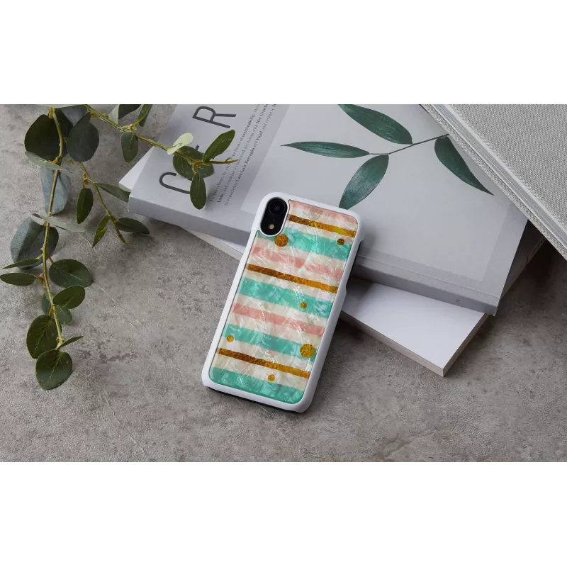 iKins Pop custodia per iPhone XR, bianca menta, K1730H