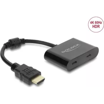 Adattatore HDMI maschio a USB Type-C femmina DELOCK 63000, DisplayPort Alt Mode, 4K 60 Hz