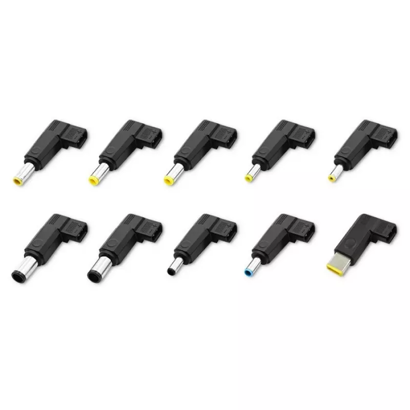 Alimentatore universale QOLTEC 52414 65W con 10 connettori intercambiabili