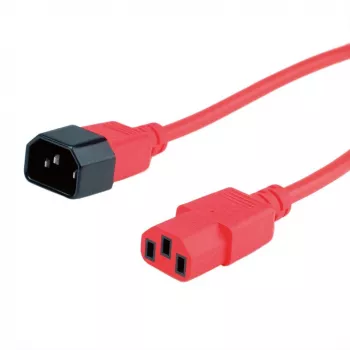 ROLINE 19.08.1531 Cavo alimentazione rosso 3 m IEC 320 (19.08.1531)
