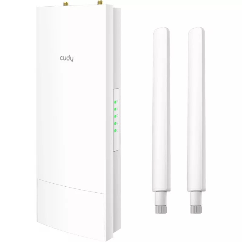 Access Point Cudy AP1300 Outdoor — Dualband 2,4/5 GHz, 300/867 Mbit/s, IP65, PoE, 2 antenne esterne RP‑SMA