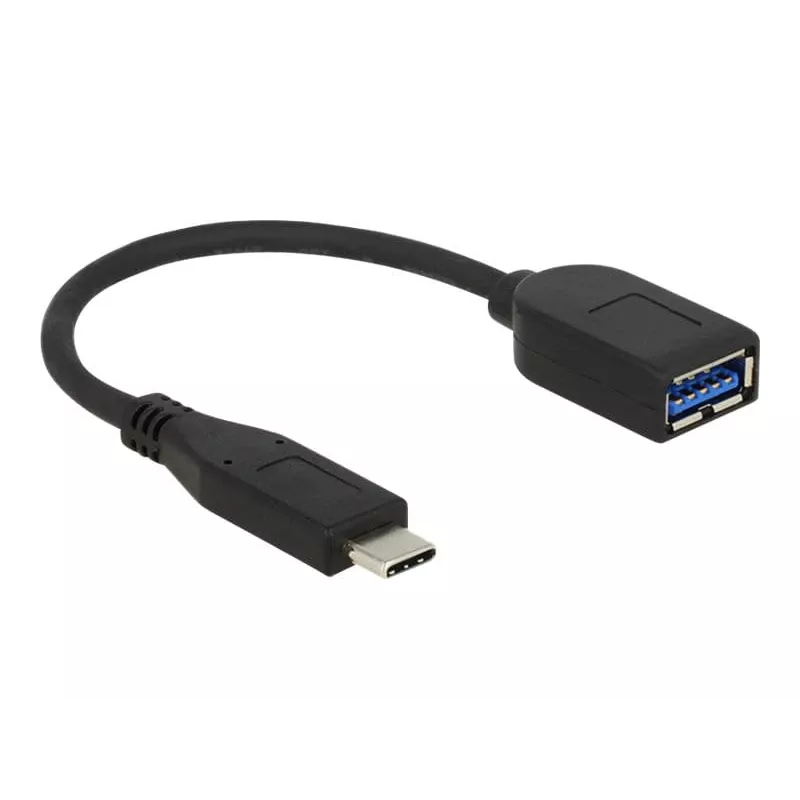 Cavo USB DeLOCK USB 3.1 Gen 2 Type-C/Type-A 0,1 m nero