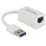 DeLOCK 65905 adattatore di rete da USB Type-A a Gigabit LAN, bianco