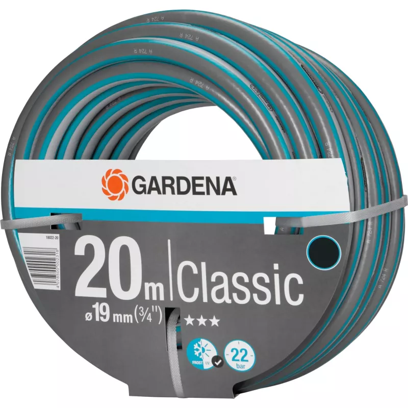 Tubo da giardino Gardena 18022-20 20 m fuori terra PVC grigio arancione