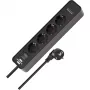 Prolunga elettrica Brennenstuhl 1153240106 1,5 m 4 prese AC per interni nero