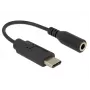 Delock adattatore audio - USB-C 24 pin (M) a minijack stereo 3,5 mm (F)