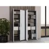 OLIV 2D CLOSED SHELVING UNIT, antracite/bianco SET