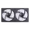 Jonsbo ZB-240BR ventole per case 120mm Reverse Blade ARGB PWM confezione da 2 - nero