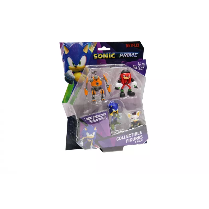 SONIC PRIME - set con 5 figure miste