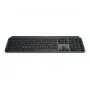 Logitech MX Keys S 920-011589 tastiera wireless a grandezza standard, Bluetooth LE / Logi Bolt, retroilluminata, ricaricabile via USB-C, QWERTY US International, con poggiapolsi, grafite