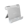 TERRATEC iTab S - Supporto per telefono cellulare / tablet - alluminio - argento - supporto da tavolo (219727)