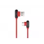 Cavo USB NATEC NKA-1201 USB 2.0 1 m USB A USB C nero rosso
