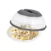 Copri cibo JATA HACC4530 grigio bianco rotondo 26 cm