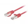 Lanberg PCF6-20CC-0100-R Cavo patch Cat.6 F/UTP, confezione da 10, 1 m, Rosso