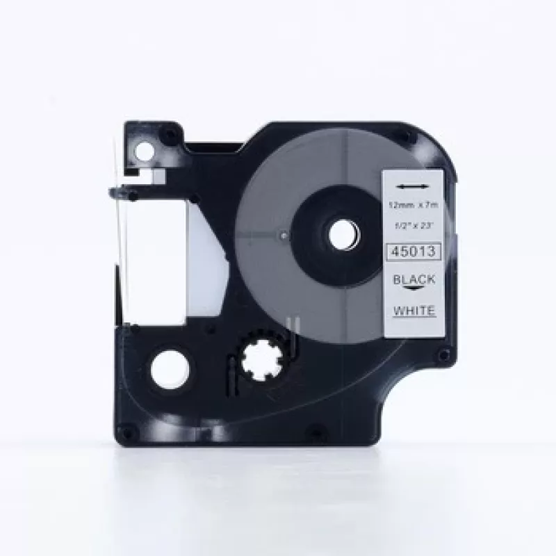 Nastro compatibile Dymo S0720530 D1 45013 12mm x 7m nero su bianco