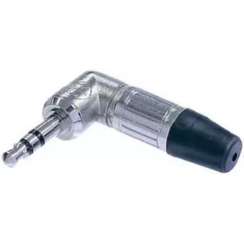 Connettore maschio ad angolo retto 3,5 mm Neutrik NTP3RC-CON – corpo in metallo, connettore stereo TRS