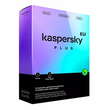 Kaspersky Plus | 1 dispositivo | 1 anno | EU