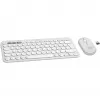 Logitech Pebble 2 Combo Set, bianco, wireless, tedesco, 920-012204