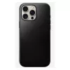 Custodia per smartphone Nomad Modern Leather Case per iPhone 16 Pro Max, 6,9 pollici (17,5 cm), nero, pelle+PC+TPU