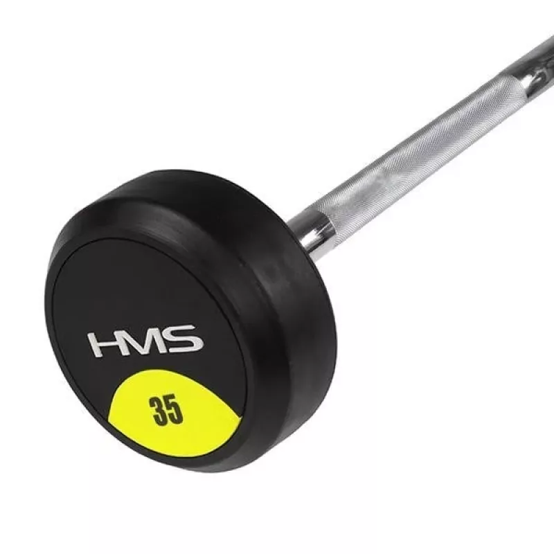 Bilanciere fisso HMS GSG35 / barra rivestita in gomma 35 kg