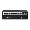 Switch PoE Extralink CERES 8x 100Mb/s PoE/PoE+, 2x uplink RJ45 100Mb/s, 96W