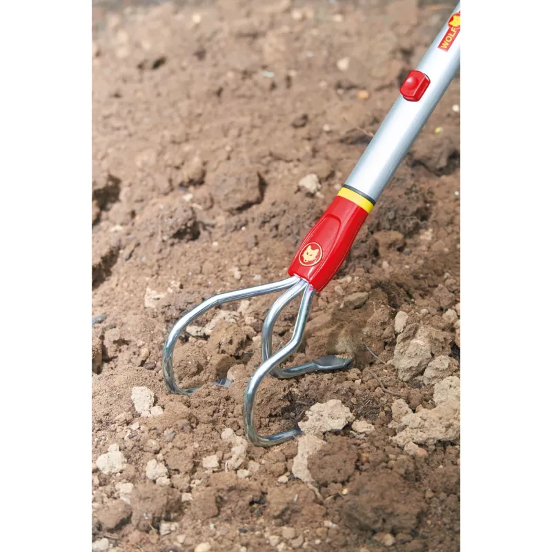 WOLF-Garten BE-M Multi-Star coltivatore manuale, 11 cm, rosso/giallo (71AAA003650)